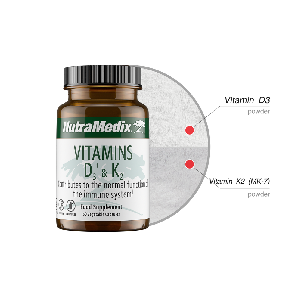 Vitamin D3 & K2 Nutramedix capsules