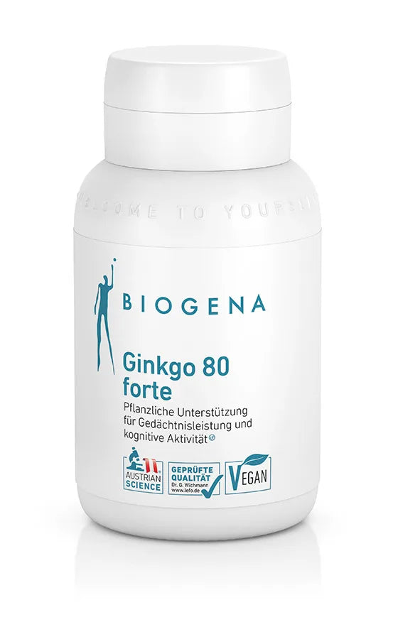Ginkgo 80 forte Biogena cápsulas 120 piezas