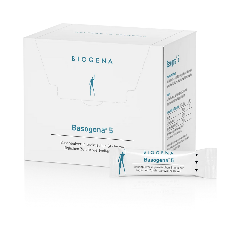 Basogena 5 energetisiert Biogena Pulver 30 Sachets