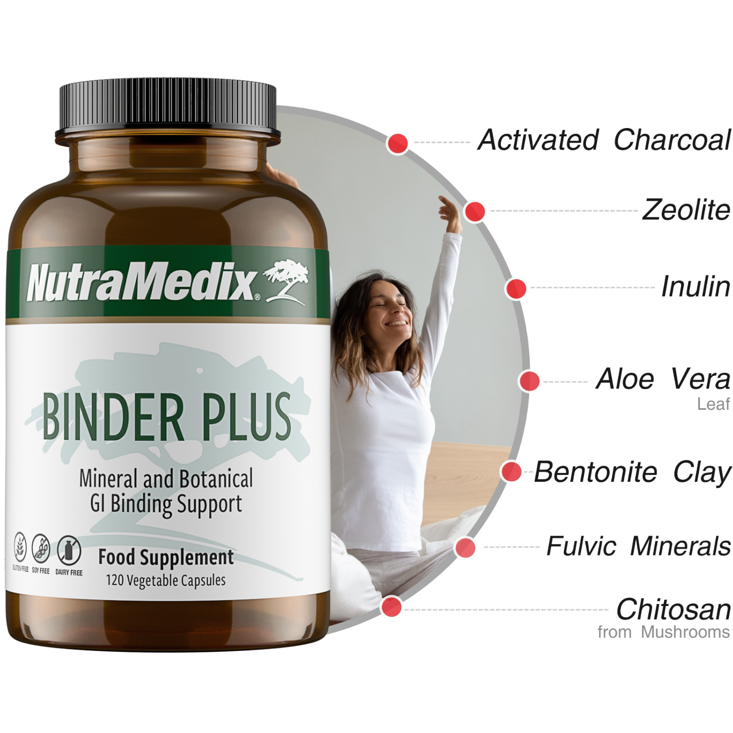 Binder Plus NutraMedix capsules 120 pieces