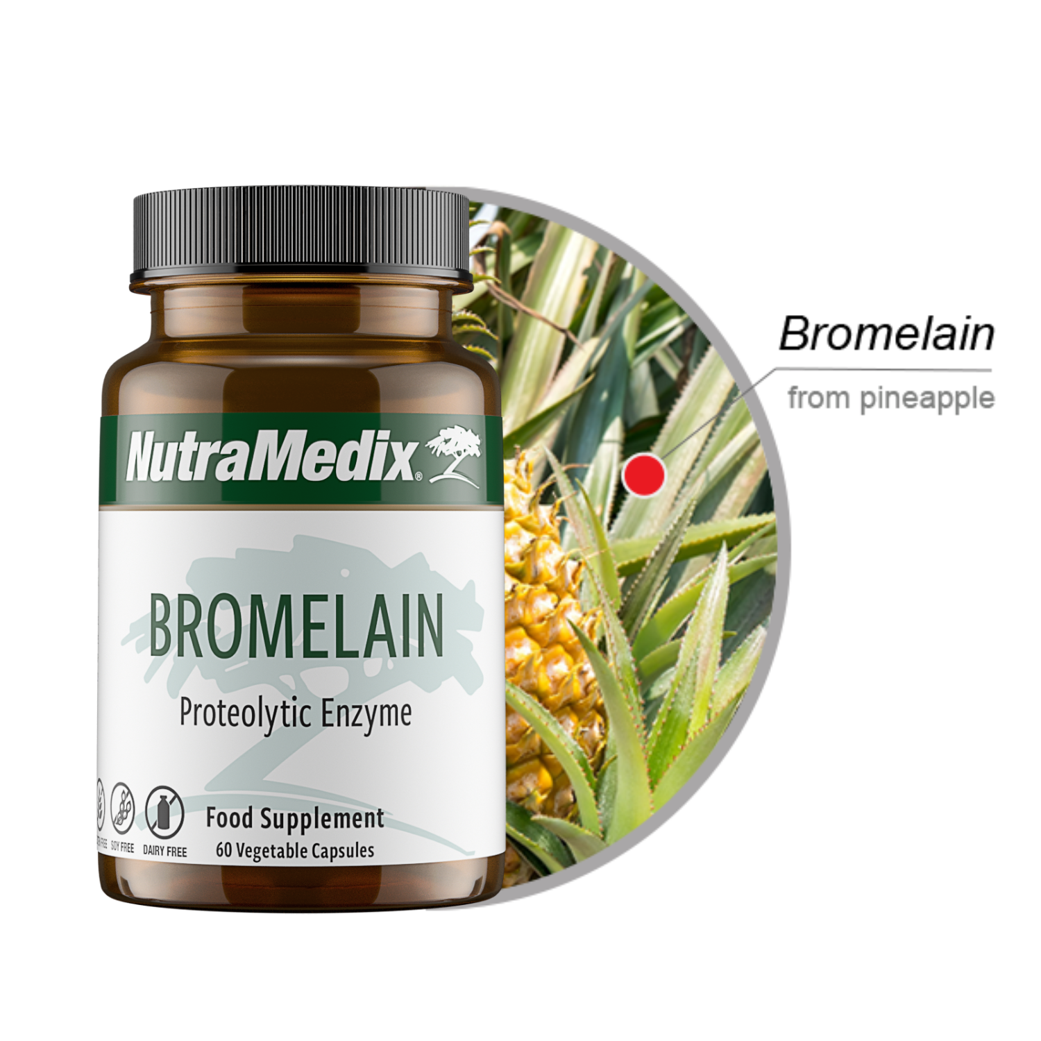Bromelain NutraMedix capsules 60 pieces