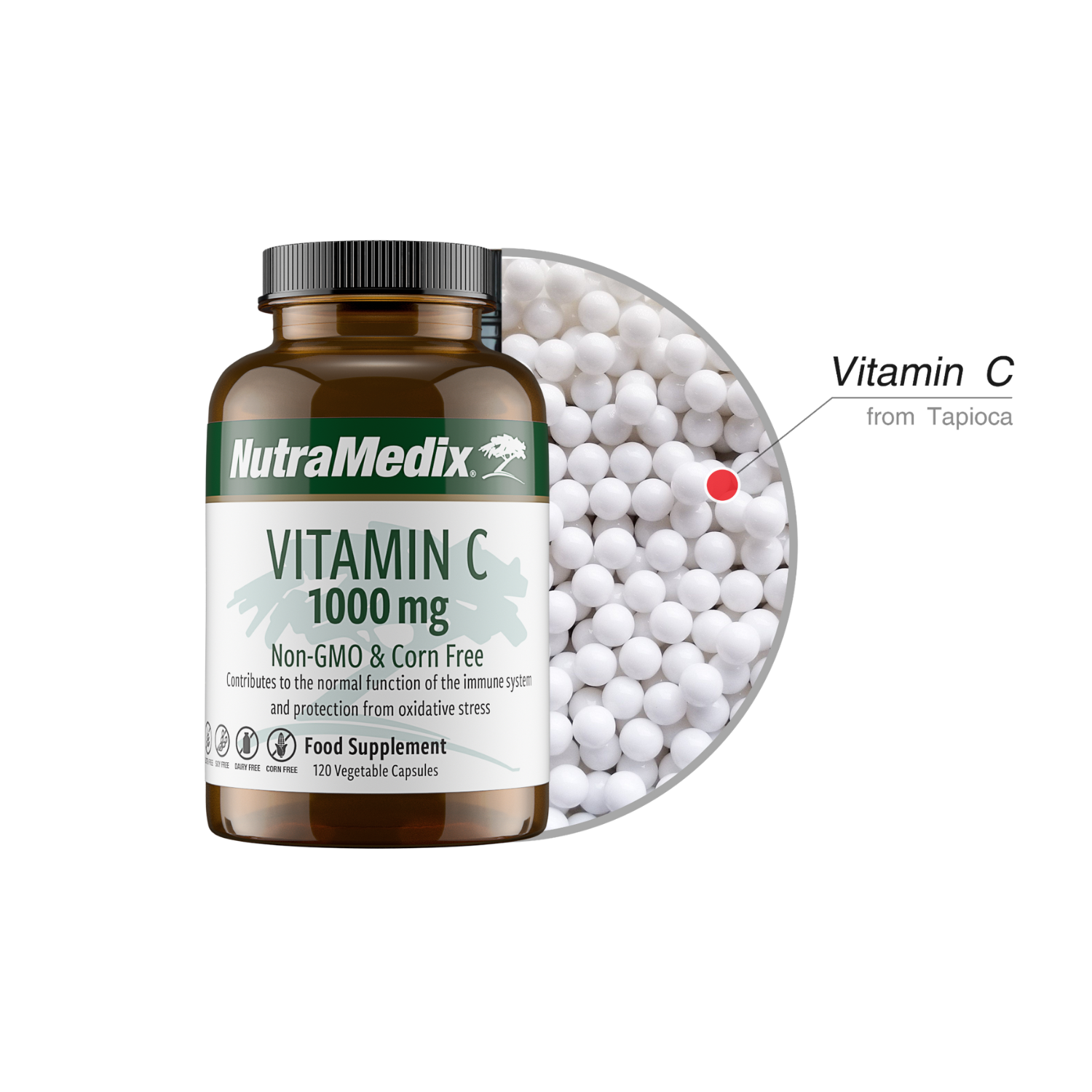 Vitamin C Nutramedix capsules 120 pieces