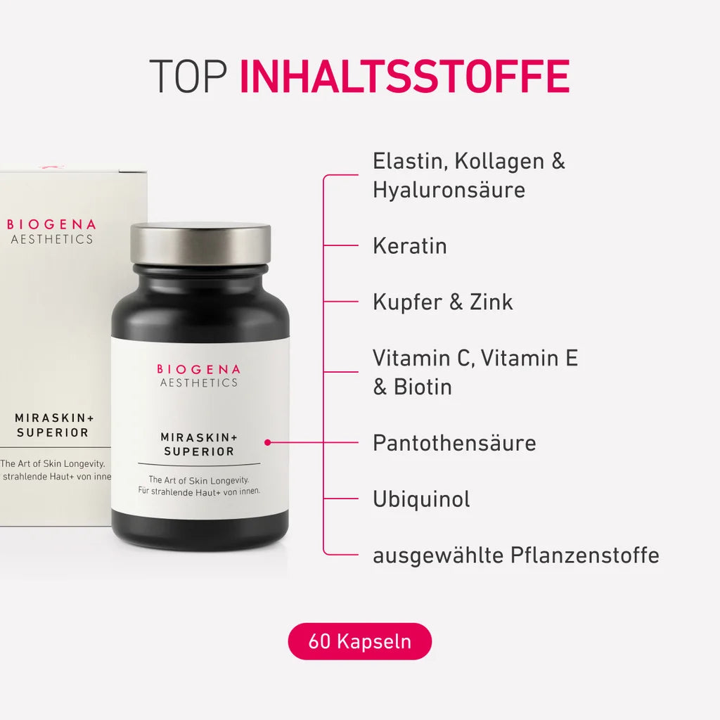 MiraSkin+ Superior Biogena 60 Kapseln