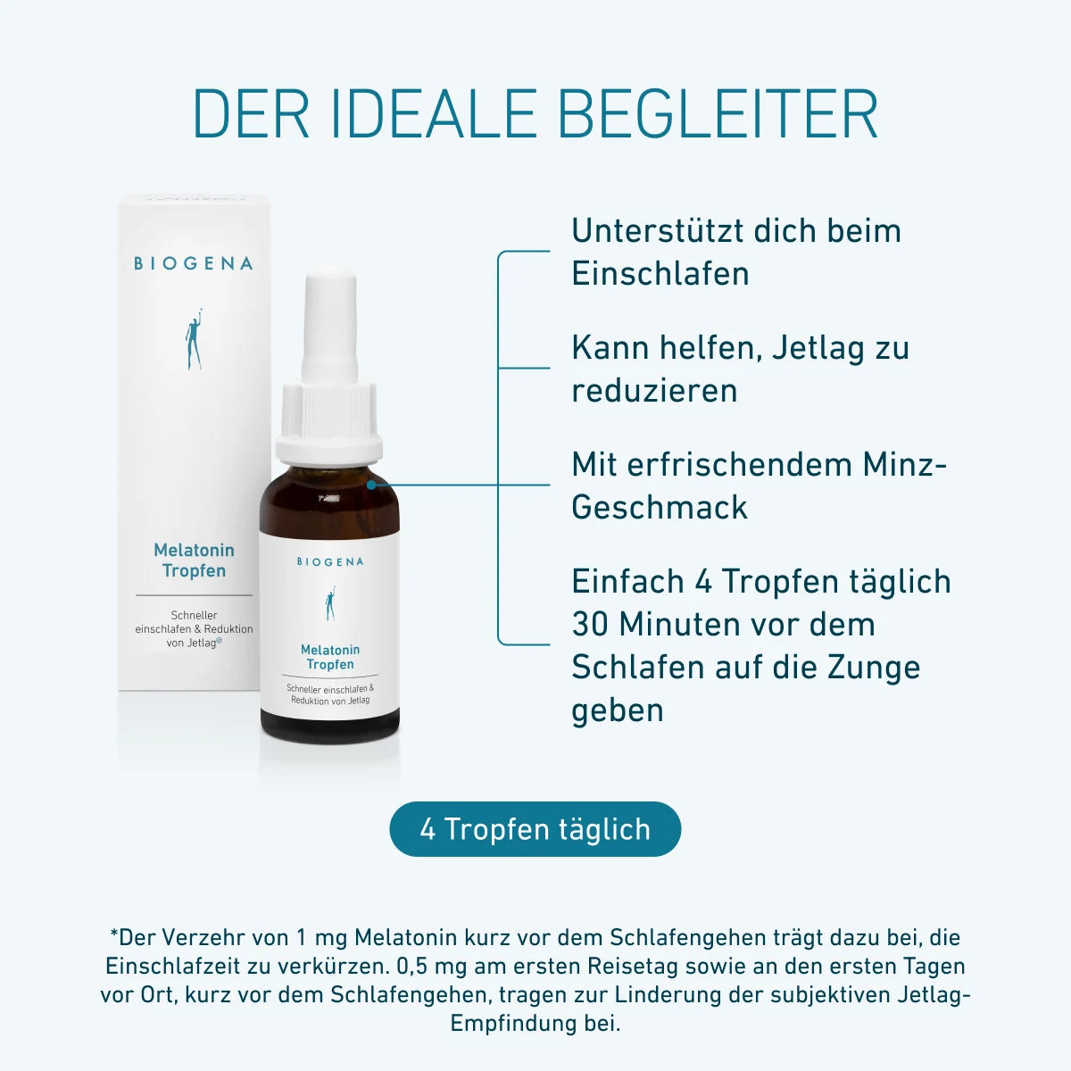 Melatonin Biogena Tropfen 30 ml