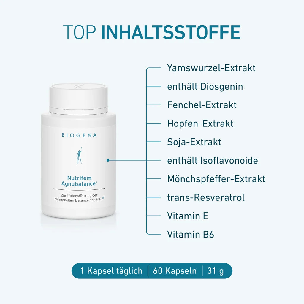 Nutrifem Agnubalance® Biogena 60 Kapseln