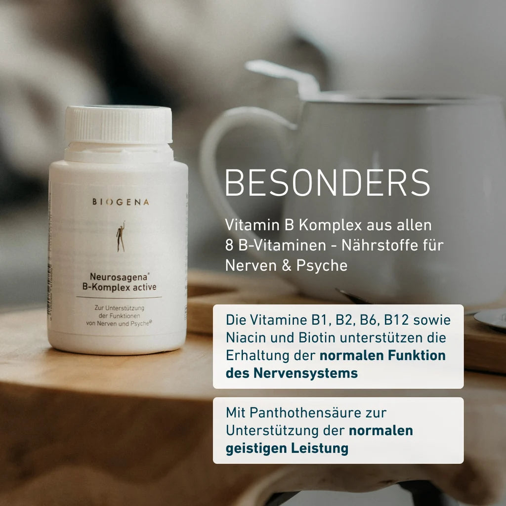 Neurosagena® Vitamin-B-Komplex active Gold Biogena 60 Kapseln