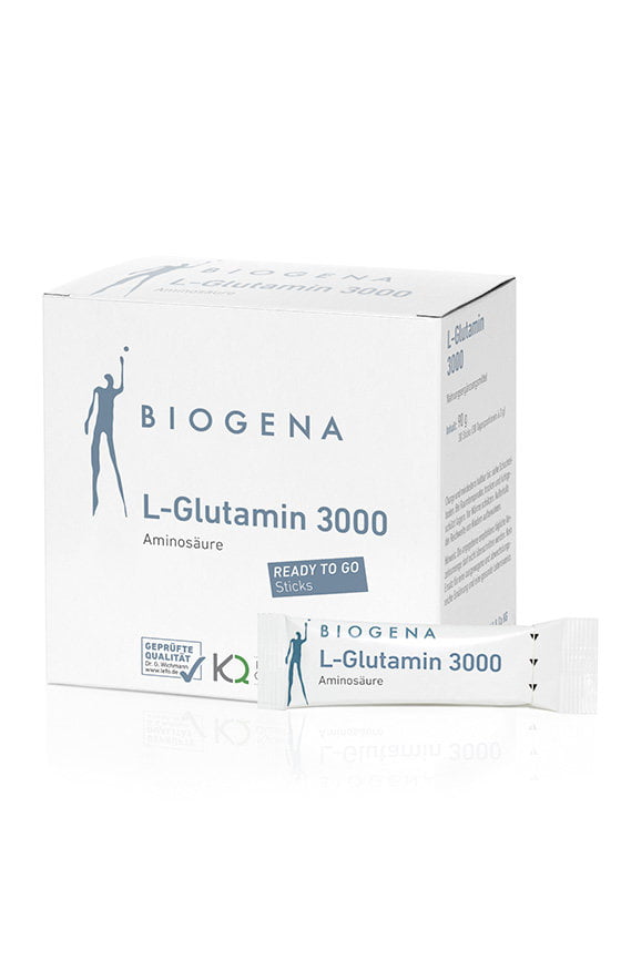 L-Glutamine 3000 Biogena Sticks 30 x 3 g