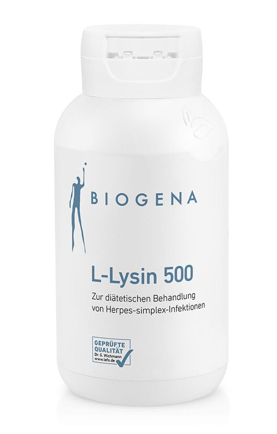 L-Lisina 500 Biogena cápsulas 90 piezas